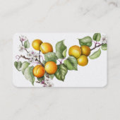 フルーツとフローラ水結婚色の座席表 プレイスカード (裏面)