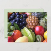 フルーツと野菜のはがき ポストカード (正面/裏面)