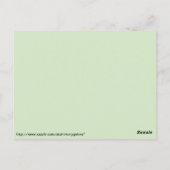 フルーツと野菜のはがき ポストカード (裏面)