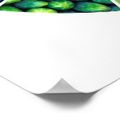 フルーツと野菜カラーホイール(12色) ポスター (角)