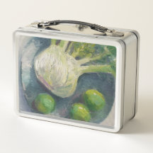 フルーツと野菜フェンネルライムオンブループレート