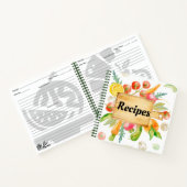 フルーツと野菜レシピノート ノートブック (内部)