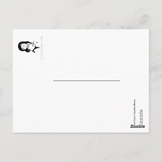 フルーツのけばの郵便はがき ポストカード (裏面)