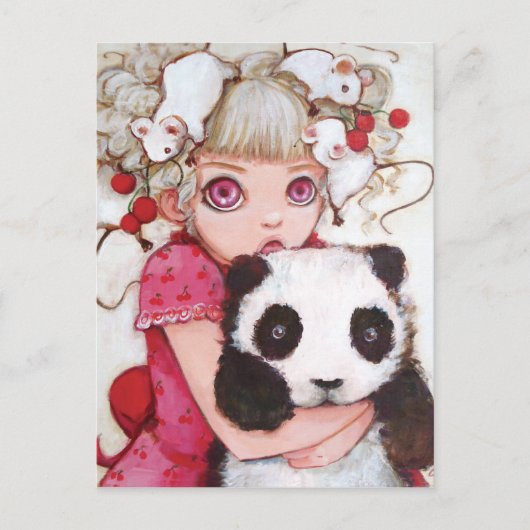 フルーツのけばの郵便はがき ポストカード (正面)