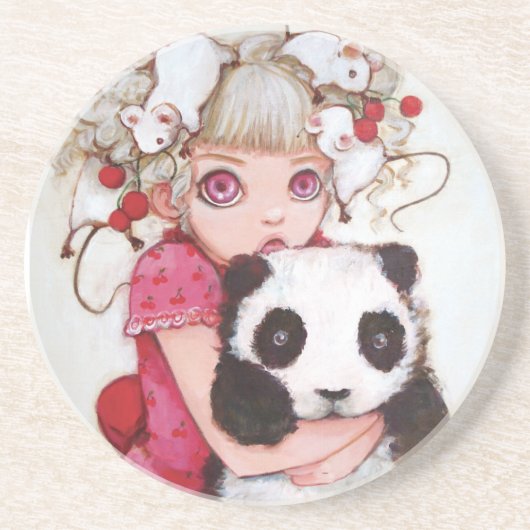 フルーツのけばの飲み物のコースター コースター (正面)