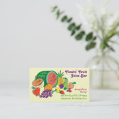 フルーツのようなジュースバー及びSmoothies_Totally 名刺 (スタンド正面)