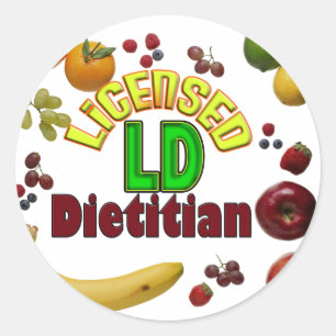 フルーツのようなLD -認可された栄養士 ラウンドシール