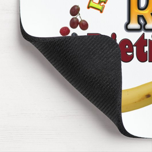 フルーツのようなRDによって登録されている栄養士 マウスパッド (コーナー)