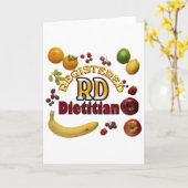 フルーツのようなRD -登録されていた栄養士 カード (黄色い花)