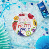 フルーツのようなTwo-ttiのfruttiの誕生日の紙皿Tutti ペーパープレート (パーティー)