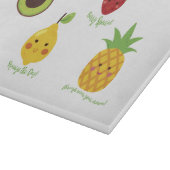 フルーツのアボカドレモンストロベリーパイナップルパンを手に入れる カッティングボード (角)