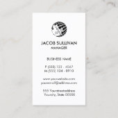 フルーツのクローズアップ小売卸売 名刺 (裏面)