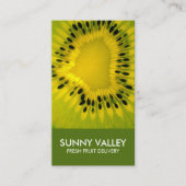 フルーツのクローズアップ小売卸売 名刺 (正面)