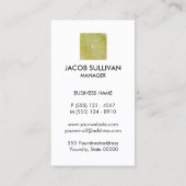 フルーツのクローズアップ小売卸売 名刺 (裏面)