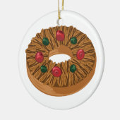 フルーツのケーキ セラミックオーナメント (左)