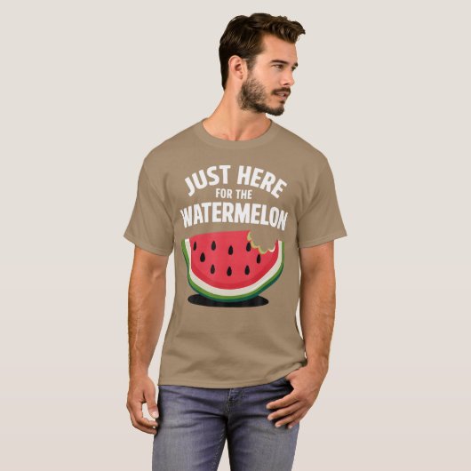 フルーツのスイカ - スタイル Tシャツ (正面フル)