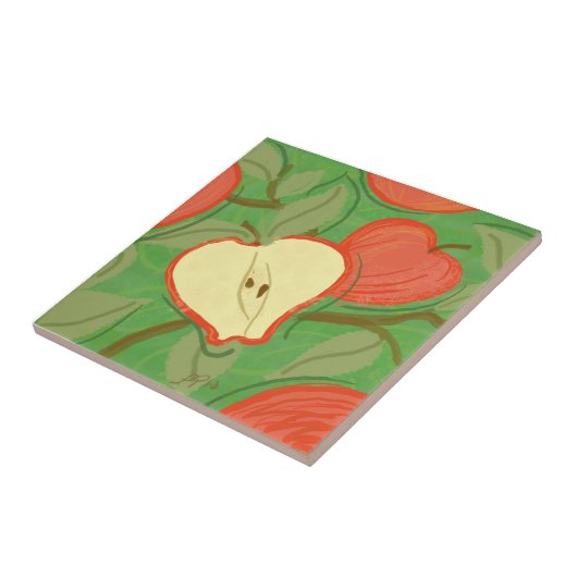 フルーツのタイル: Apple タイル (側面)