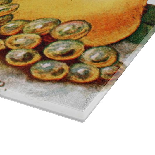 フルーツの収穫の大きいガラスまな板 カッティングボード (角)