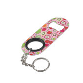 フルーツの台所イラストレーションパターン キーホルダー栓抜き (裏面アングル)