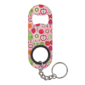 フルーツの台所イラストレーションパターン キーホルダー栓抜き (裏面)