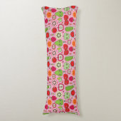 フルーツの台所イラストレーションパターン ボディピロー (正面縦)