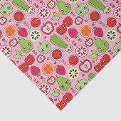 フルーツの台所イラストレーションパターン 薄葉紙 (詳細)