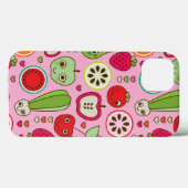 フルーツの台所イラストレーションパターン Case-Mate iPhoneケース (裏面 (横))