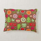フルーツの台所パターン アクセントクッション (裏面)