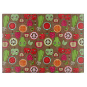 フルーツの台所パターン カッティングボード (正面)