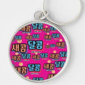 フルーツの味:「새콤달콤」(sae-com dal-com) キーホルダー (正面)