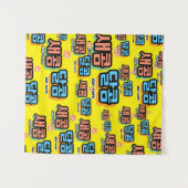 フルーツの味：「새콤달콤」(sae-com dal-com) タペストリー (正面(横))