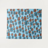 フルーツの味：「새콤달콤」(sae-com dal-com) タペストリー (正面(横))