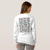 フルーツの味:「새콤달콤」(sae-com dal-com) tシャツ (裏面フル)