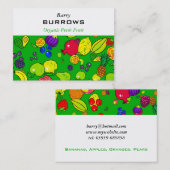 フルーツの壁紙 名刺 (正面/裏面)