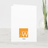 フルーツの整理の挨拶状 カード (裏面)