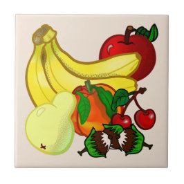 フルーツの明るい色素晴らしいキッチンセラミックT タイル