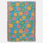 フルーツの気分 スローブランケット (正面縦)
