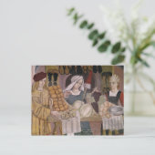 フルーツの販売人の立場 ポストカード (スタンド正面)