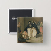 フルーツの販売人 缶バッジ (正面&裏面)