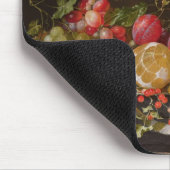 フルーツの静物画 マウスパッド (コーナー)