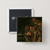 フルーツの静物画 缶バッジ (正面&裏面)