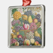 「フルーツの12か月からの10月、 メタルオーナメント (左)