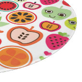 フルーツはイラストレーションのりんごをからかいます カッティングボード (角)