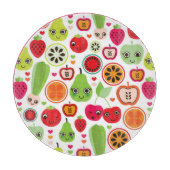 フルーツはイラストレーションのりんごをからかいます カッティングボード (正面)