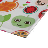 フルーツはイラストレーションのりんごをからかいます カッティングボード (角)