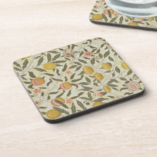 フルーツまたはザクロの壁紙のデザイン コースター (左側)