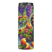 フルーツよくはしゃぐ川にラクーン タンブラー (裏面)