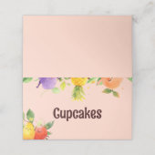 フルーツをテーマにした誕生日フードテントカード ロイヤリティカード (外部開封)