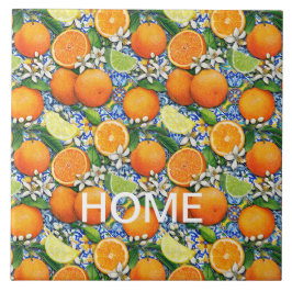 フルーツをテーマにした タイル