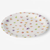 フルーツをテーマにした ペーパープレート (アングル)